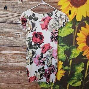 T.J.Maxx Red Floral Dress